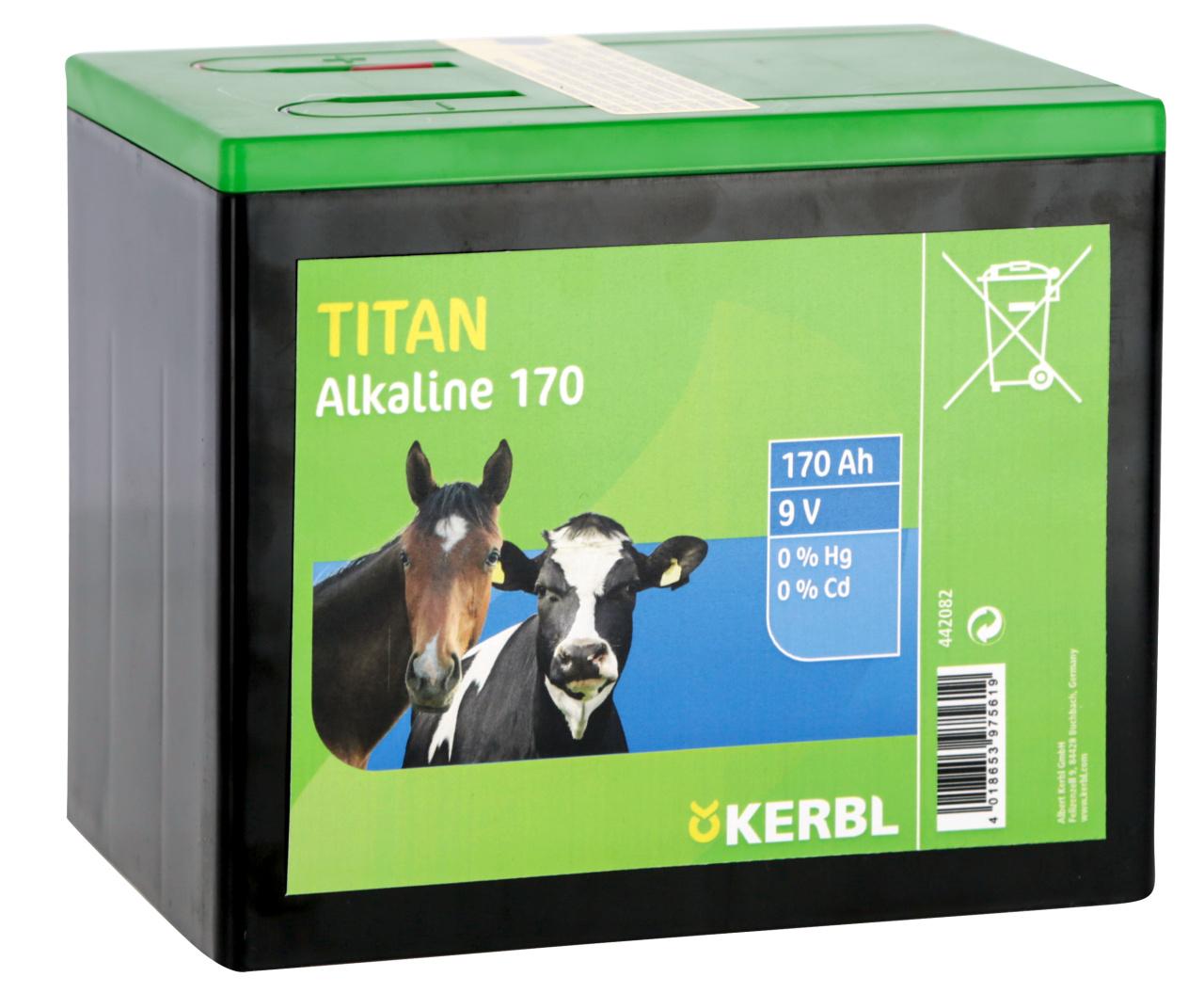 Trockenbatterie 9V 170Ah TITAN