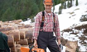 STIHL Hosenträger schwarz 110cm